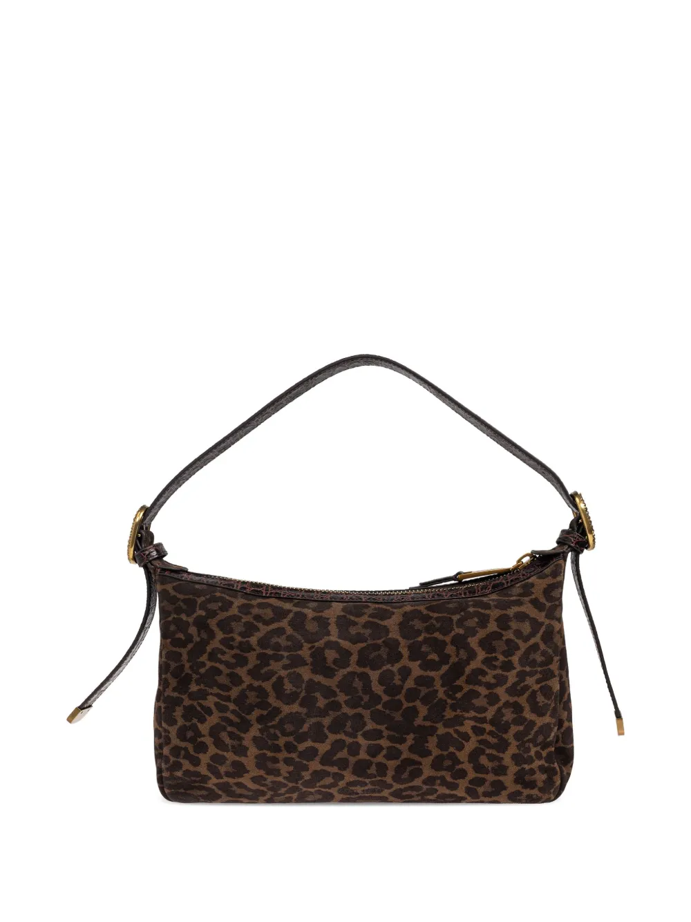 Kurt Geiger Chelsea Soft Leopard-print Shoulder Bag In Brown