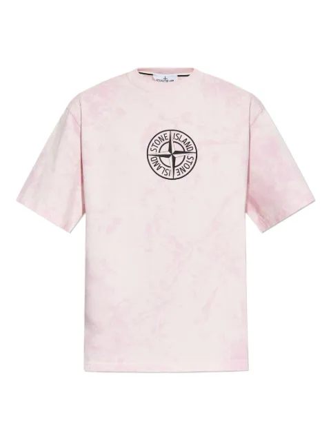 Stone Island logo-print cotton T-shirt