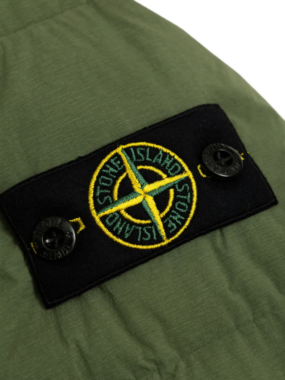Stone Island Junior Gewatteerd jack Groen
