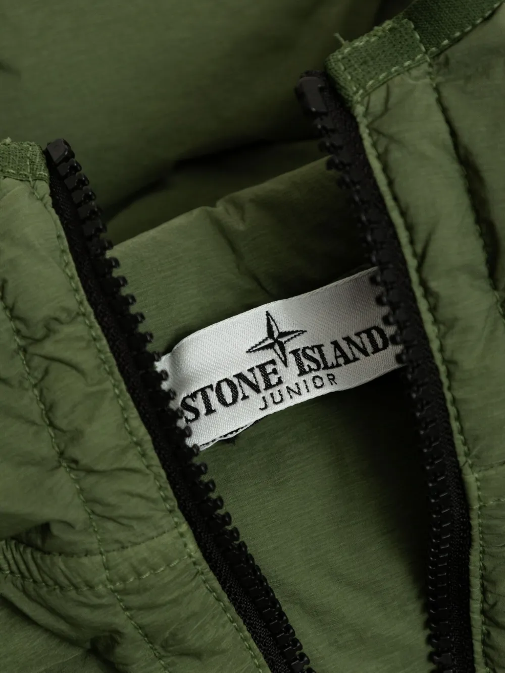 Stone Island Junior Gewatteerd jack Groen