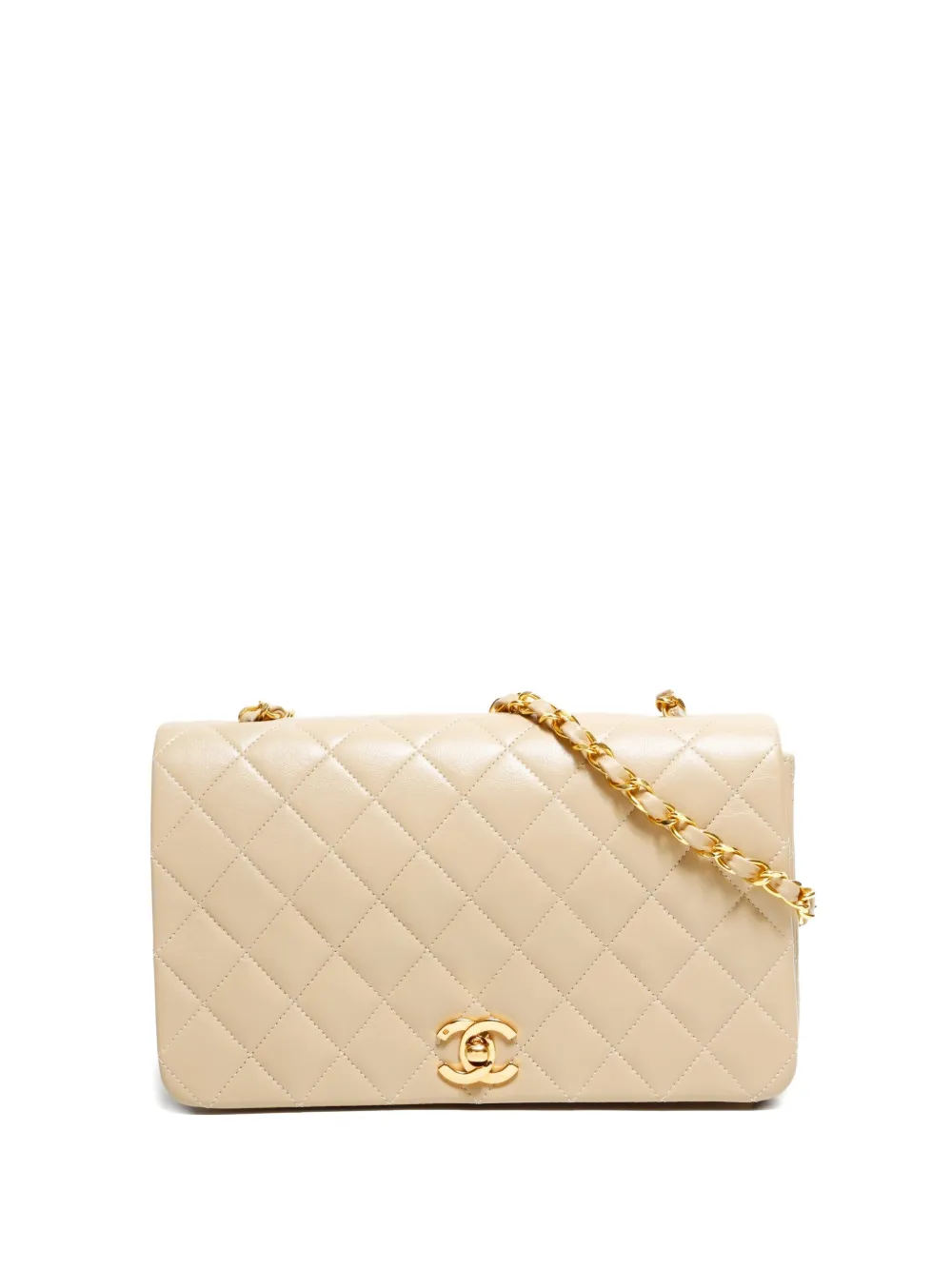 CHANEL Pre-Owned 1986-1988 Full Flap shoulder bag - ニュートラル CHANEL Pre-Owned 1986-1988 Full Flap shoulder bag - ニュートラル
