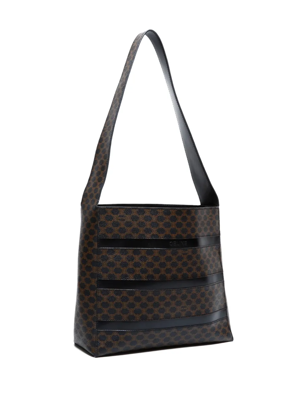 Pre-owned Celine 1990-2000s Macadam Shouder Bag In Black