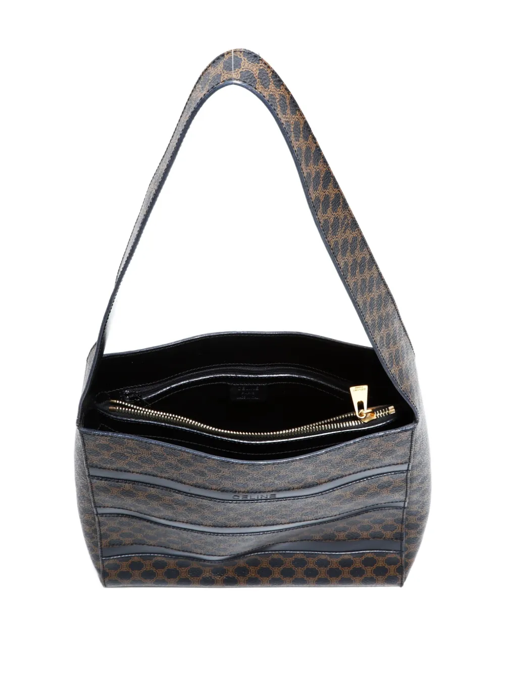 Pre-owned Celine 1990-2000s Macadam Shouder Bag In Black