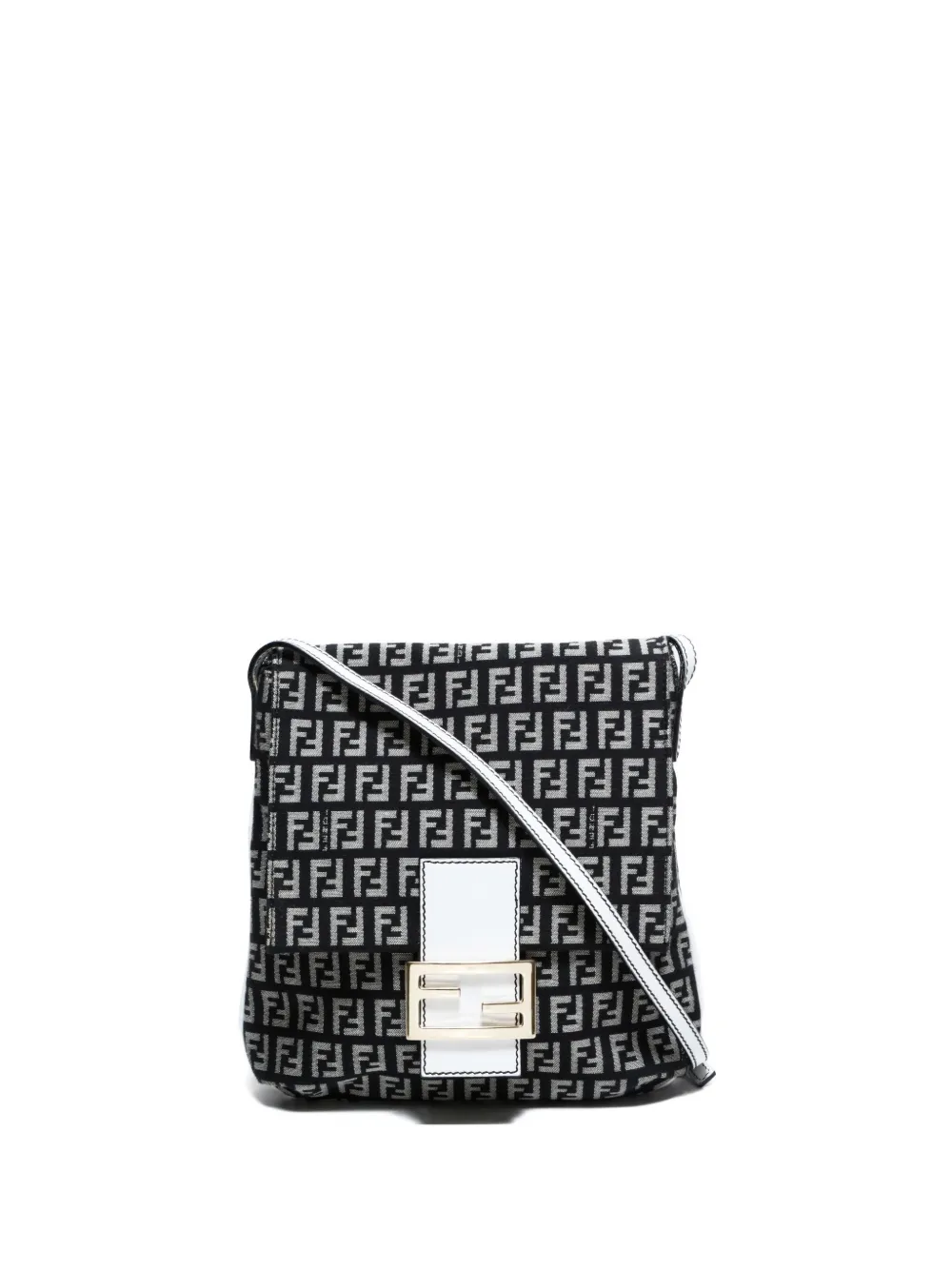 Fendi Pre-Owned 2000-2015 Zucchino shoulder bag - グレー Fendi Pre-Owned 2000-2015 Zucchino shoulder bag - グレー