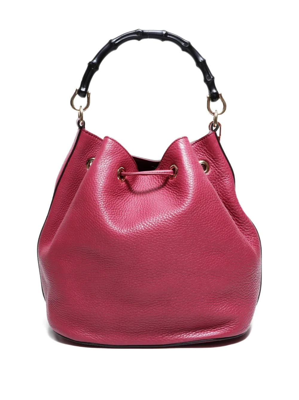 Gucci Pre-Owned 2015-2025 bamboo two-way bucket bag | Image 2