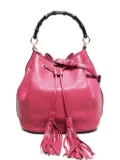 Gucci Pre-Owned 2015-2025 bamboo two-way bucket bag - Pink