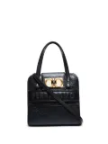 Ferragamo Pre-Owned 2015-2025 mini Gancini-buckle two-way handbag - Black