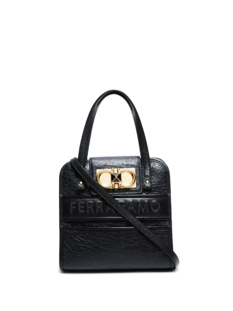 Ferragamo Pre-Owned 2015-2025 mini Gancini-buckle two-way handbag