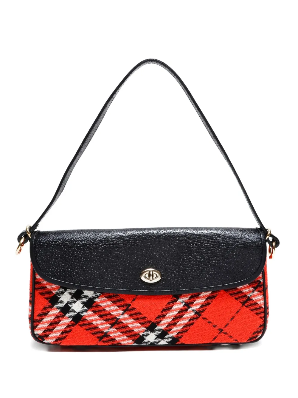 Burberry Pre-Owned 2000-2020 checked shoulder bag - レッド Burberry Pre-Owned 2000-2020 checked shoulder bag - レッド