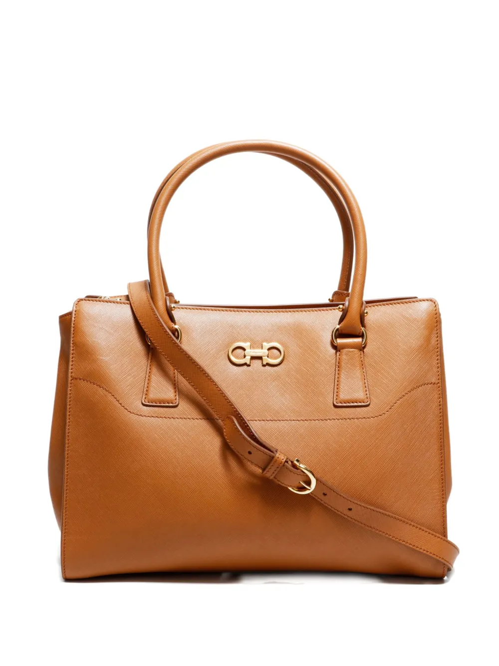 Ferragamo Pre-Owned 2010-2025 Beky two-way handbag - ブラウン Ferragamo Pre-Owned 2010-2025 Beky two-way handbag - ブラウン