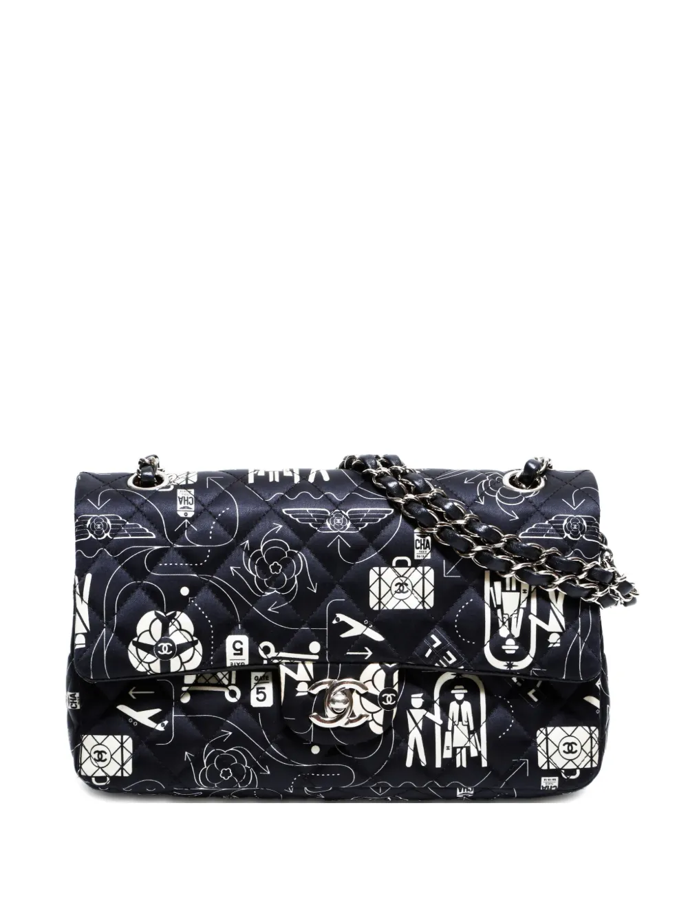CHANEL Pre-Owned 2016-2017 Icon shoulder bag - ブラック CHANEL Pre-Owned 2016-2017 Icon shoulder bag - ブラック