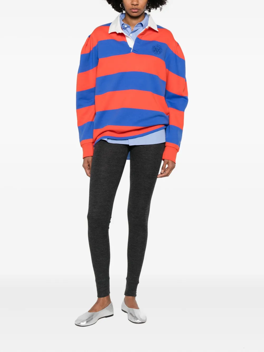 A.P.C. x Marc Jacobs striped polo-neck sweater | Knitted Sweaters | Image 2
