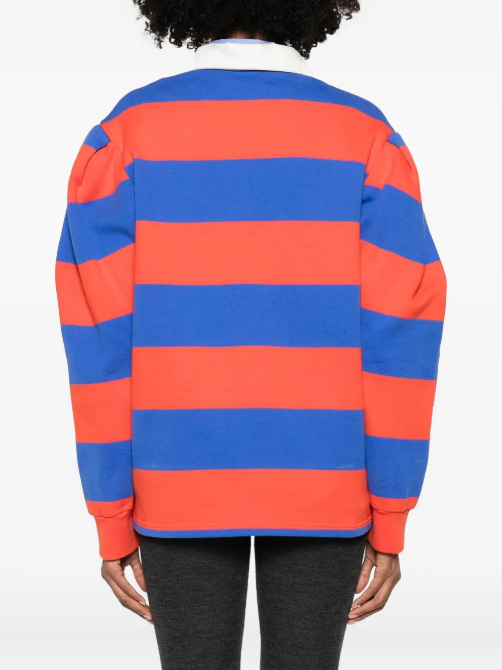 A.P.C. x Marc Jacobs gestreepte trui met polokraag Oranje