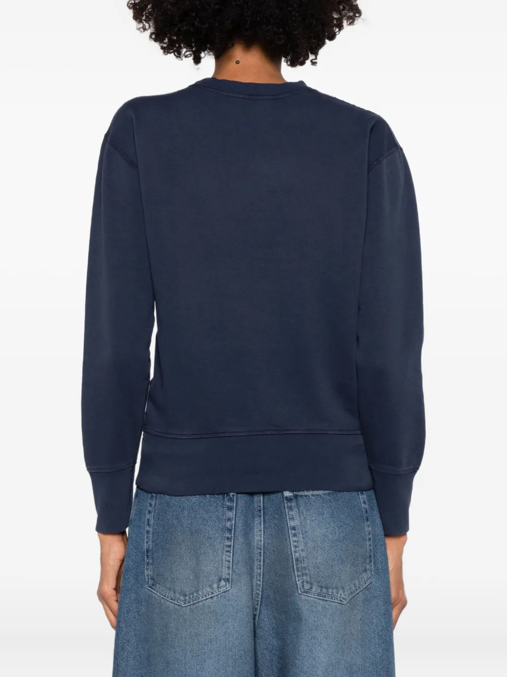 A.P.C. Sweater met grafische print Blauw