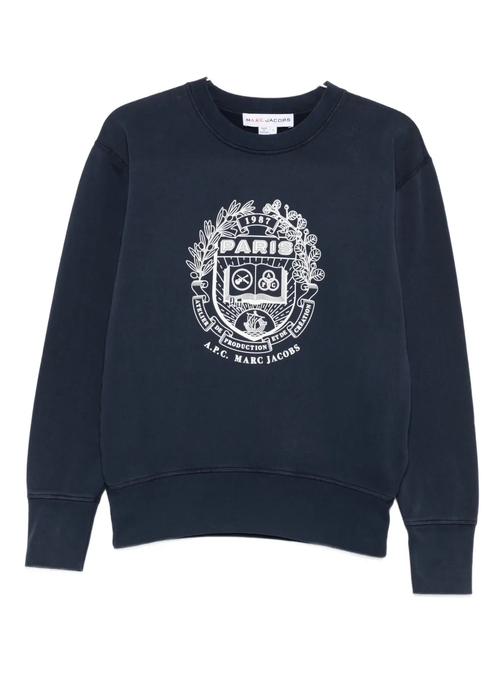 A.P.C. sudadera con estampado gráfico | azul | Image 1