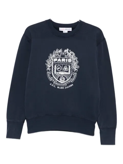 A.P.C. sudadera con estampado gráfico