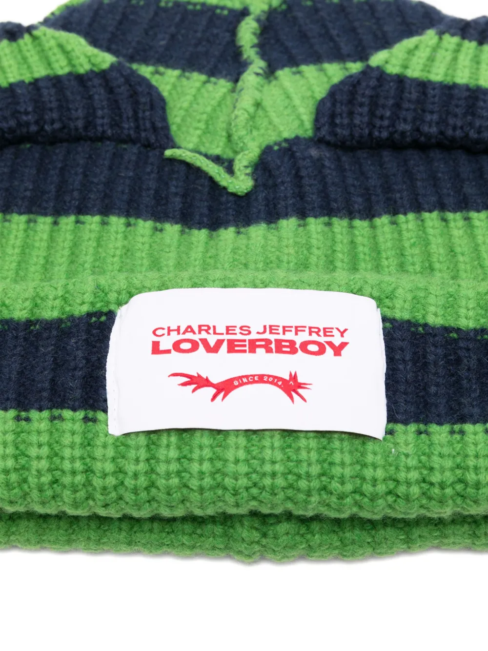 Charles Jeffrey Loverboy Chunky Ears Beanie Hat In Brown