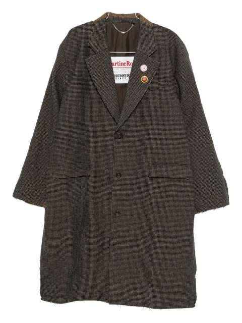 Martine Rose check-pattern coat