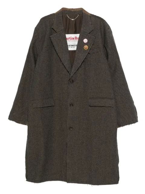 Martine Rose check-pattern coat