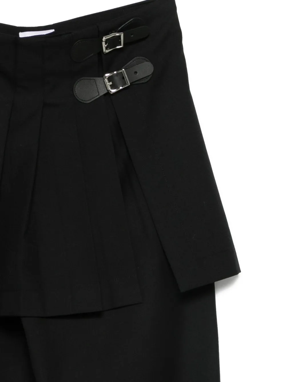 Charles Jeffrey Loverboy Plooibroek met wijde pijpen Zwart