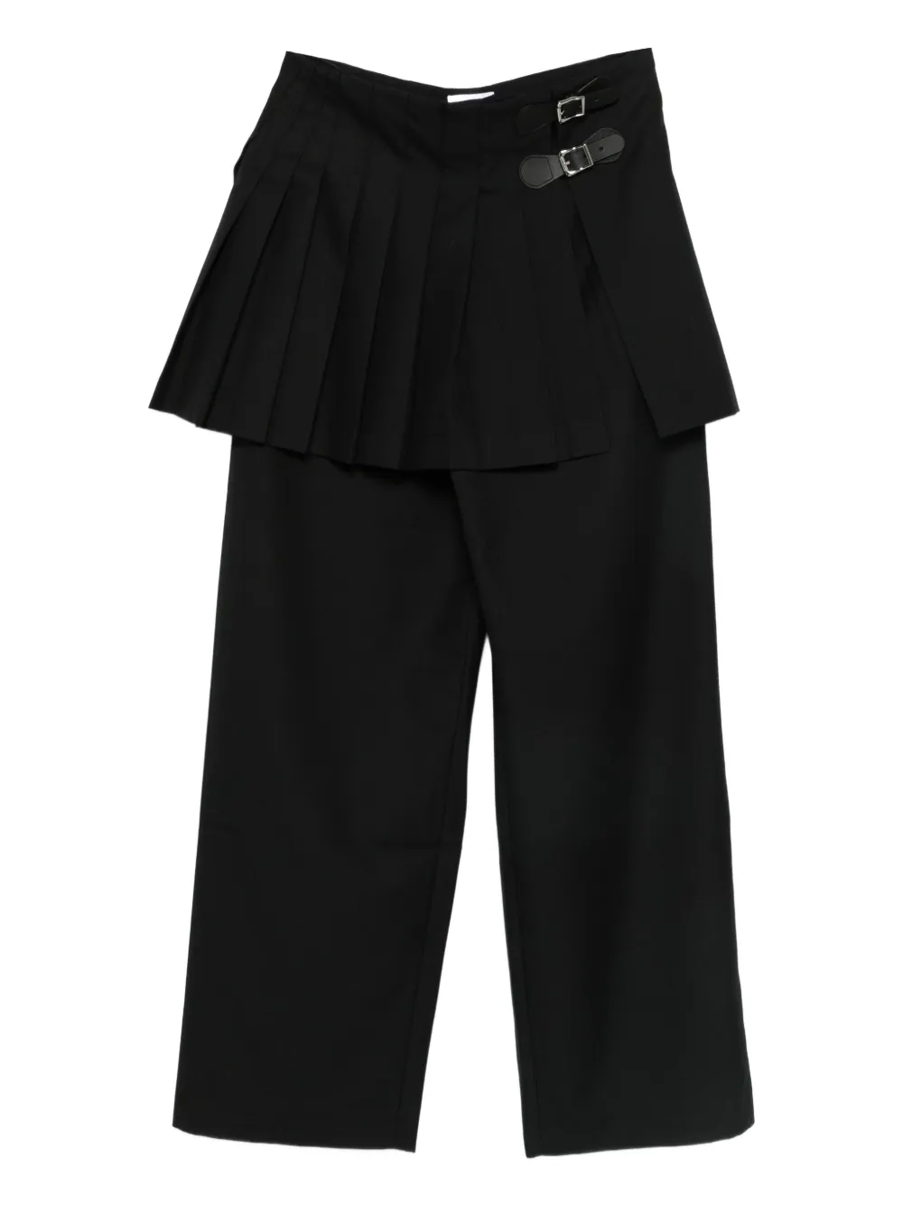 Charles Jeffrey Loverboy pleated wide-leg trousers | Black | Image 1