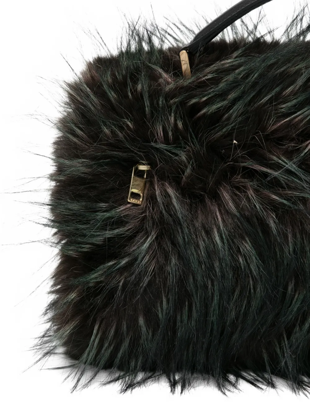 sacai Shopper van imitatiebont Groen