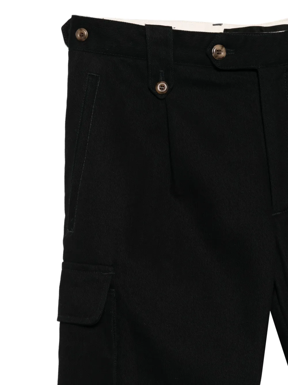 Myths Cargo-pocket Pants In Black