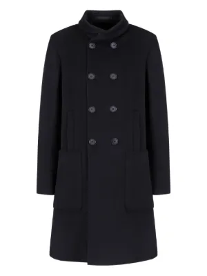 GIORGIO ARMANI ダークグレー ダブルコート Giorgio Armani メンズ ダブルコート通販 - FARFETCH