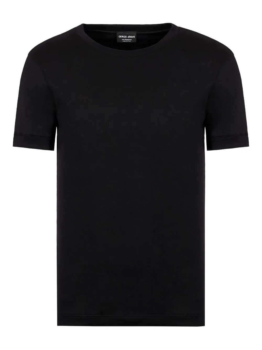 Giorgio Armani crew-neck short-sleeve T-shirt | Black | Image 1