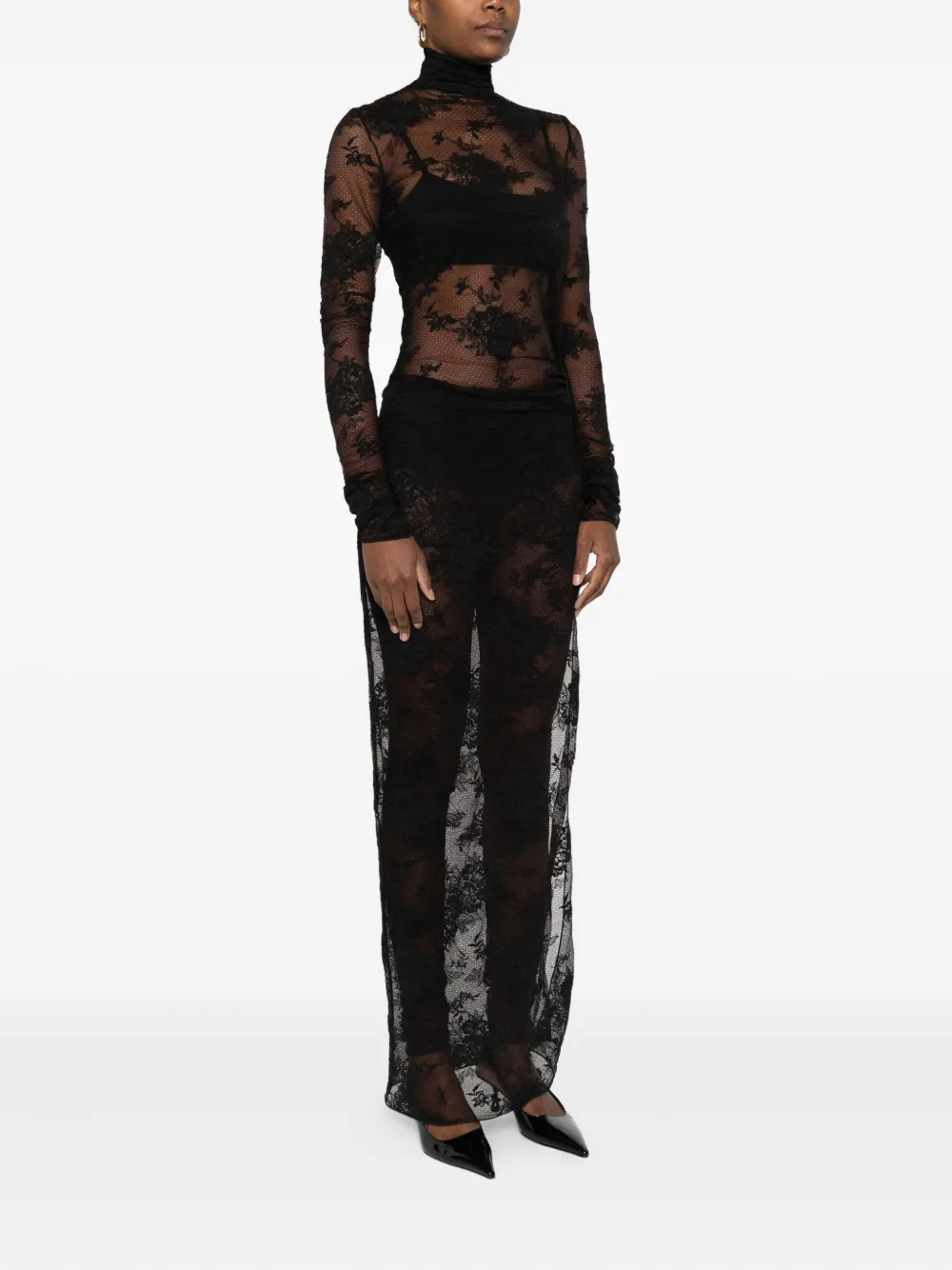 THE ANDAMANE Jurk met lange mouwen Zwart