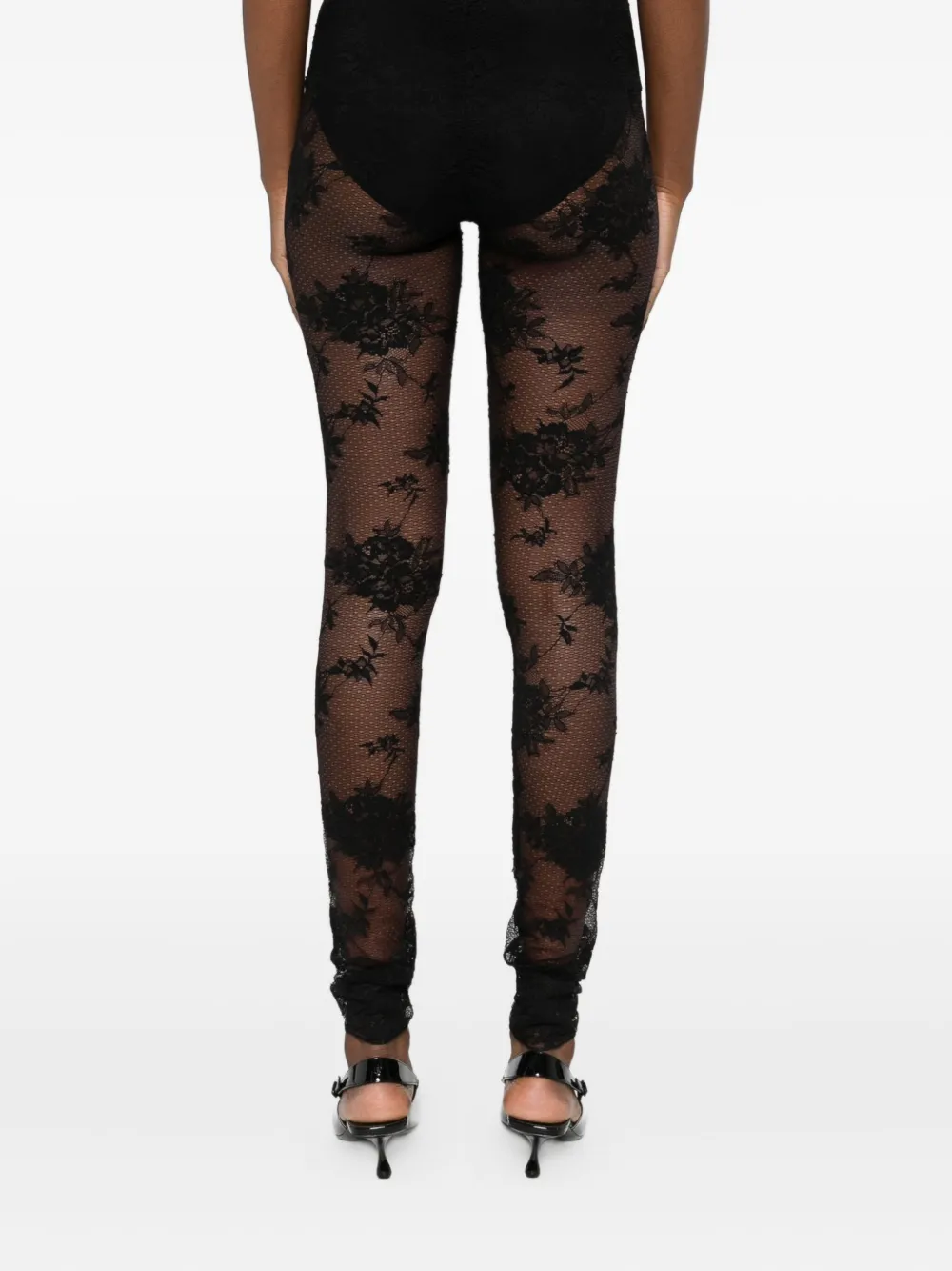 The Andamane Elastic Waist Leggings In Black