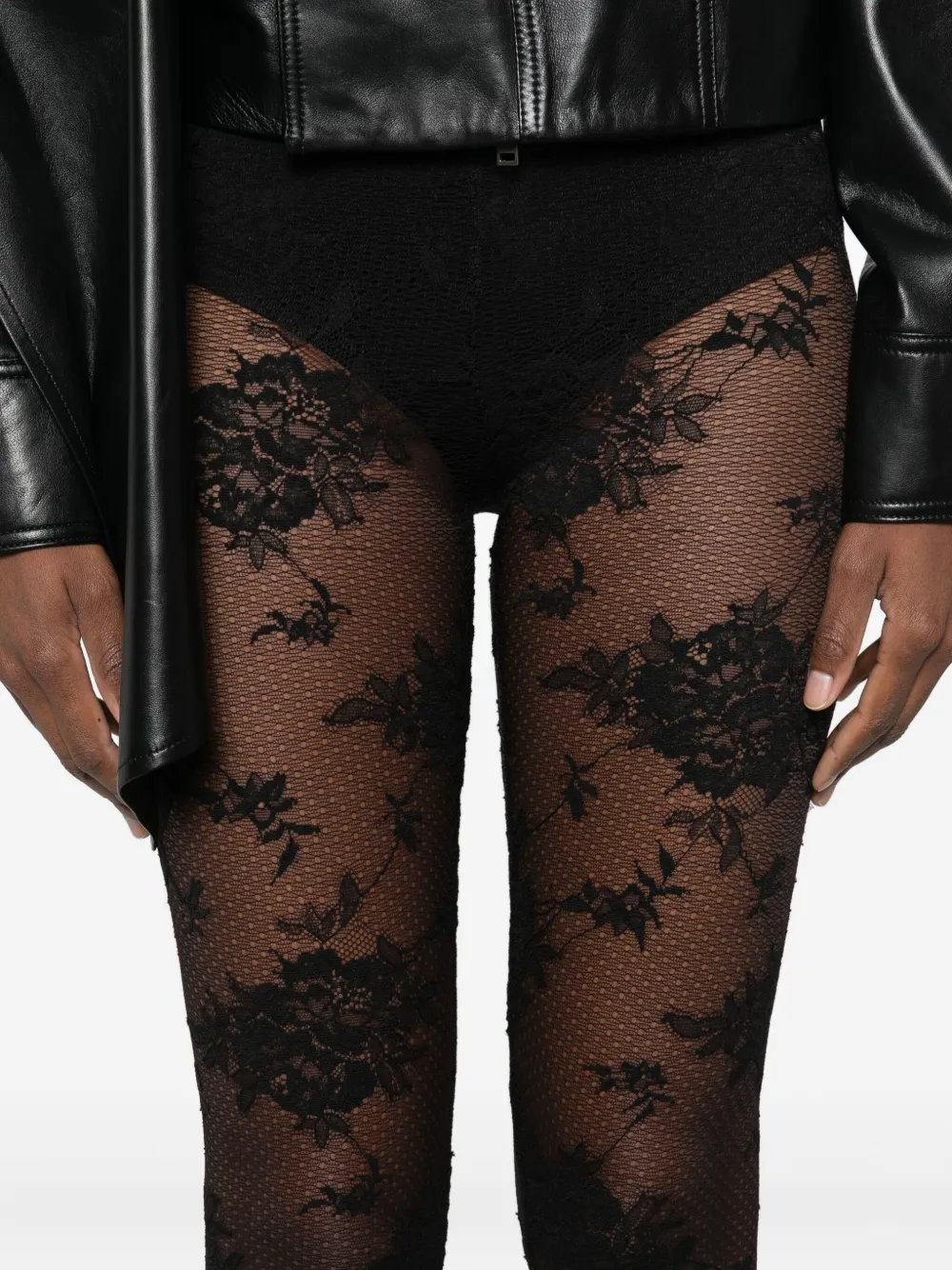 The Andamane Elastic Waist Leggings In Black