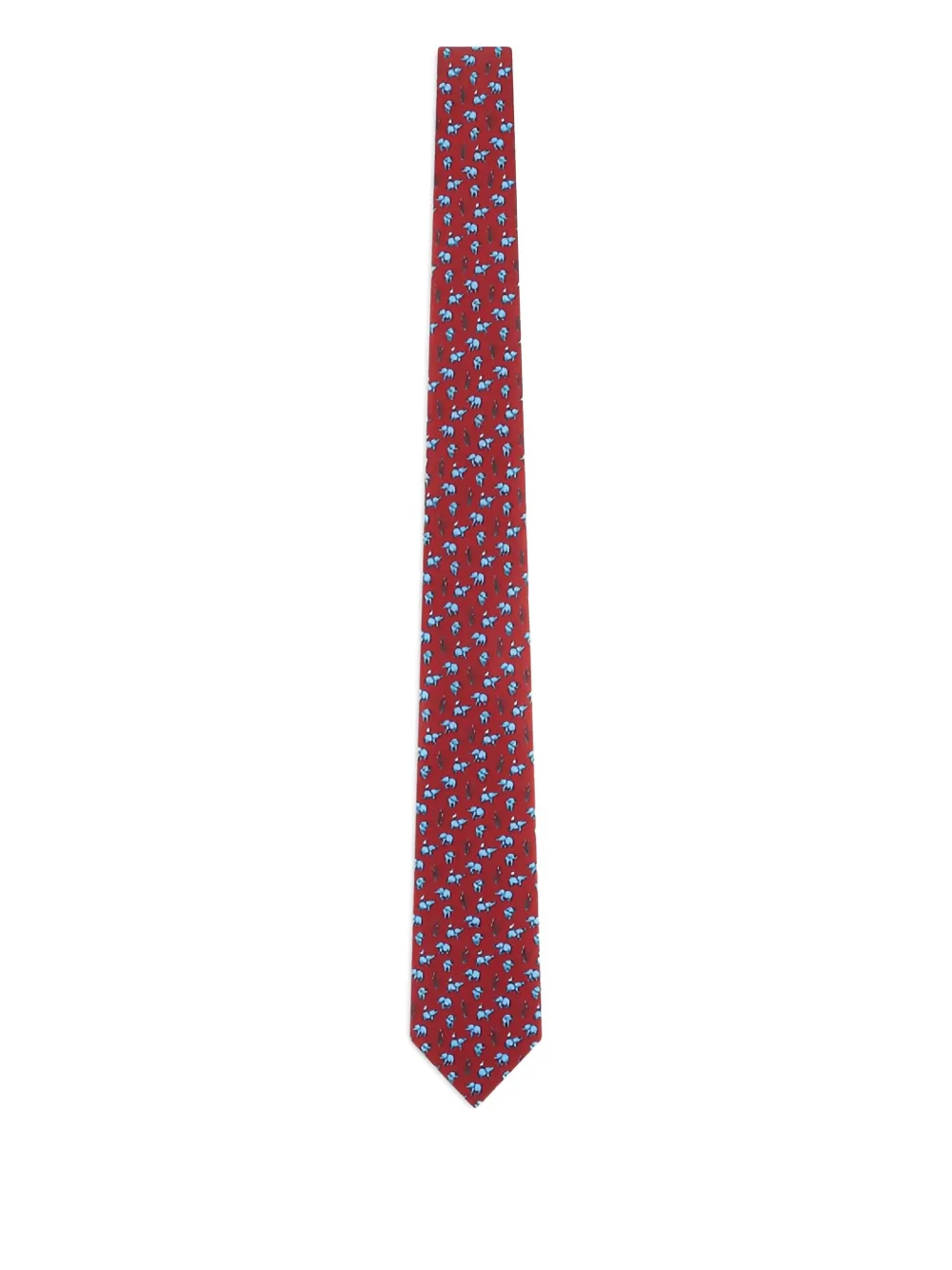 Giorgio Armani Patterned Tie In Brown