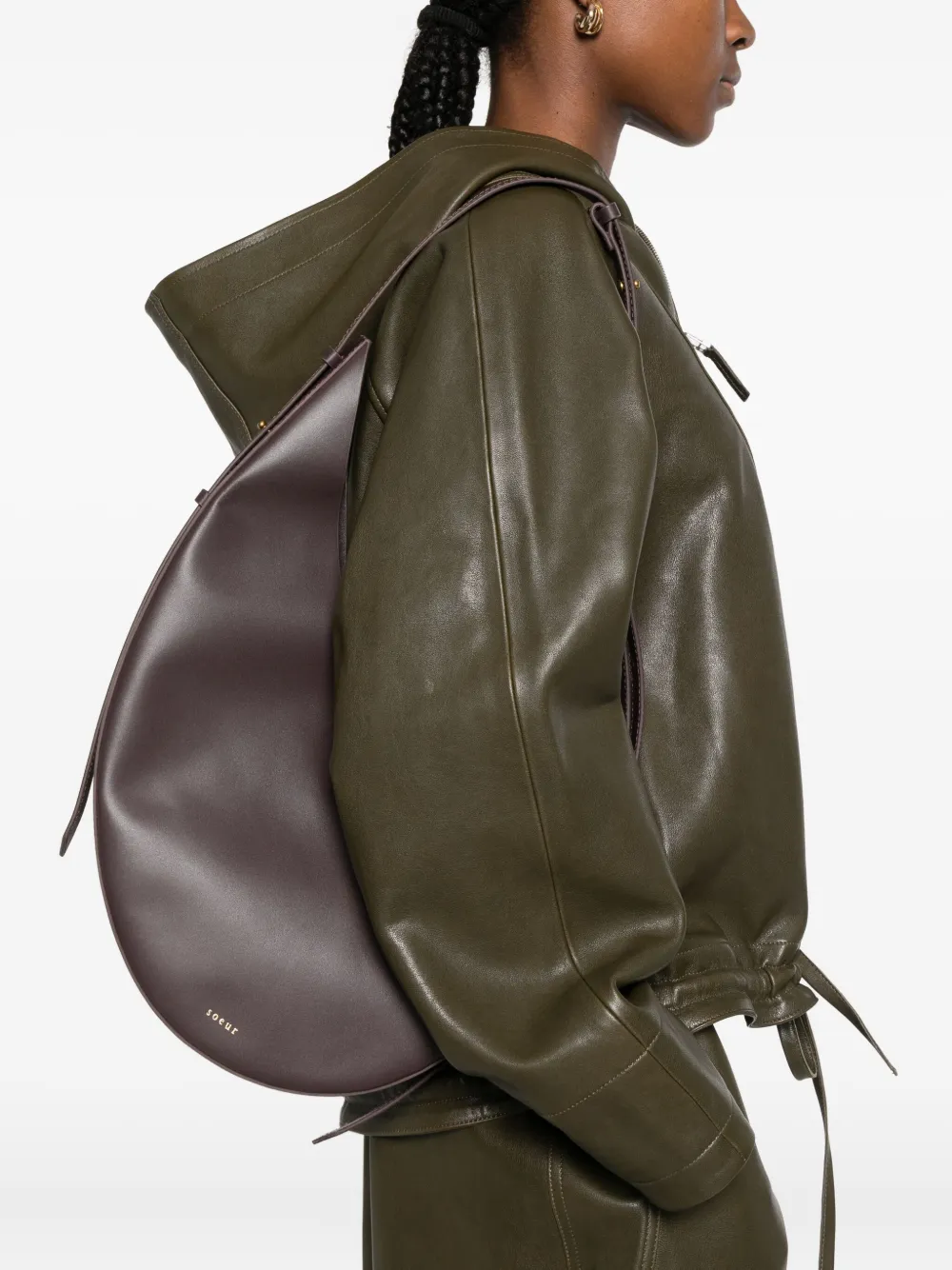 Soeur leather shoulder bag - Rood