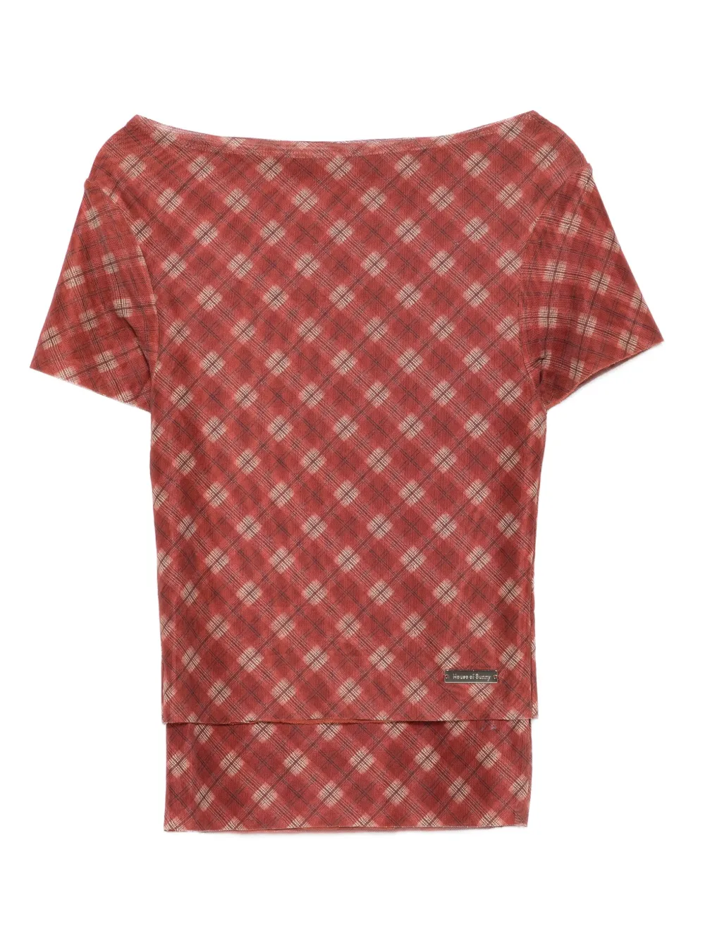 House of Sunny チェック Tシャツ - レッド House of Sunny チェック Tシャツ - レッド