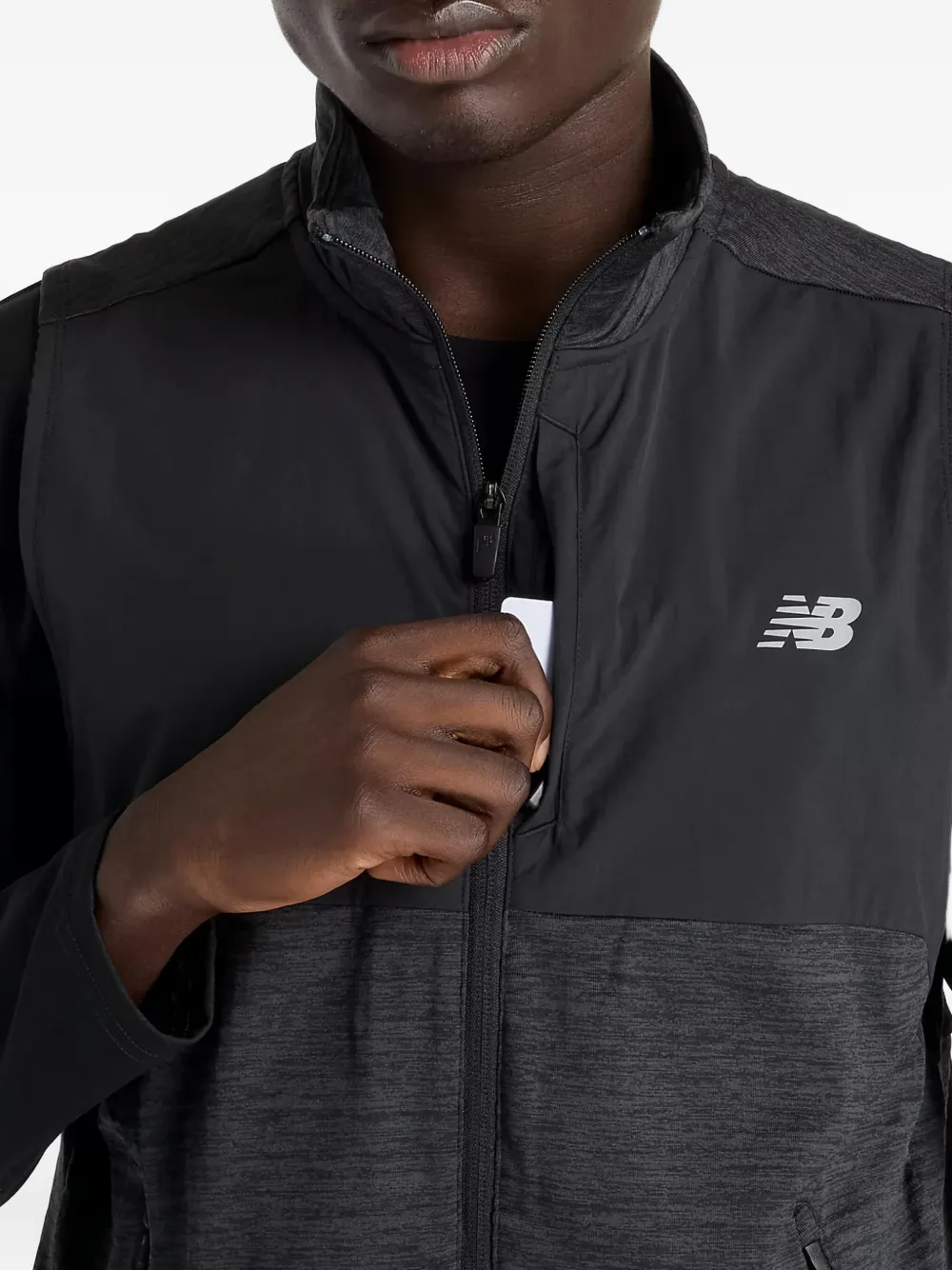 New Balance Grid bodywarmer Zwart