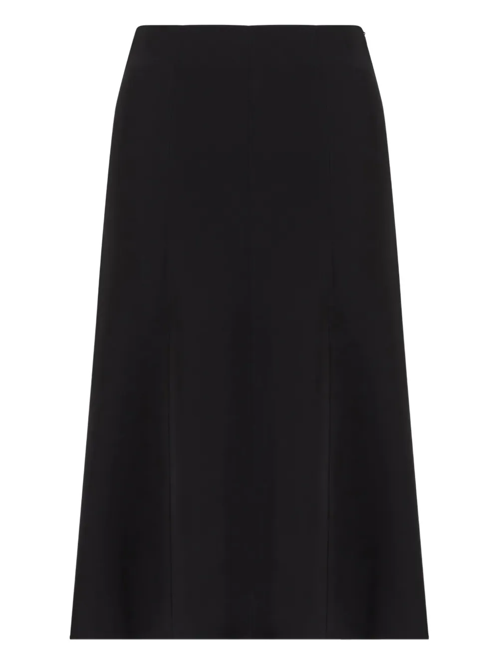 Giorgio Armani Panelled Midi Skirt In Black