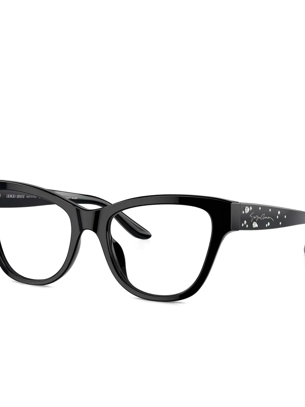 Giorgio Armani embellished cat-eye glasse & frame | Image 2