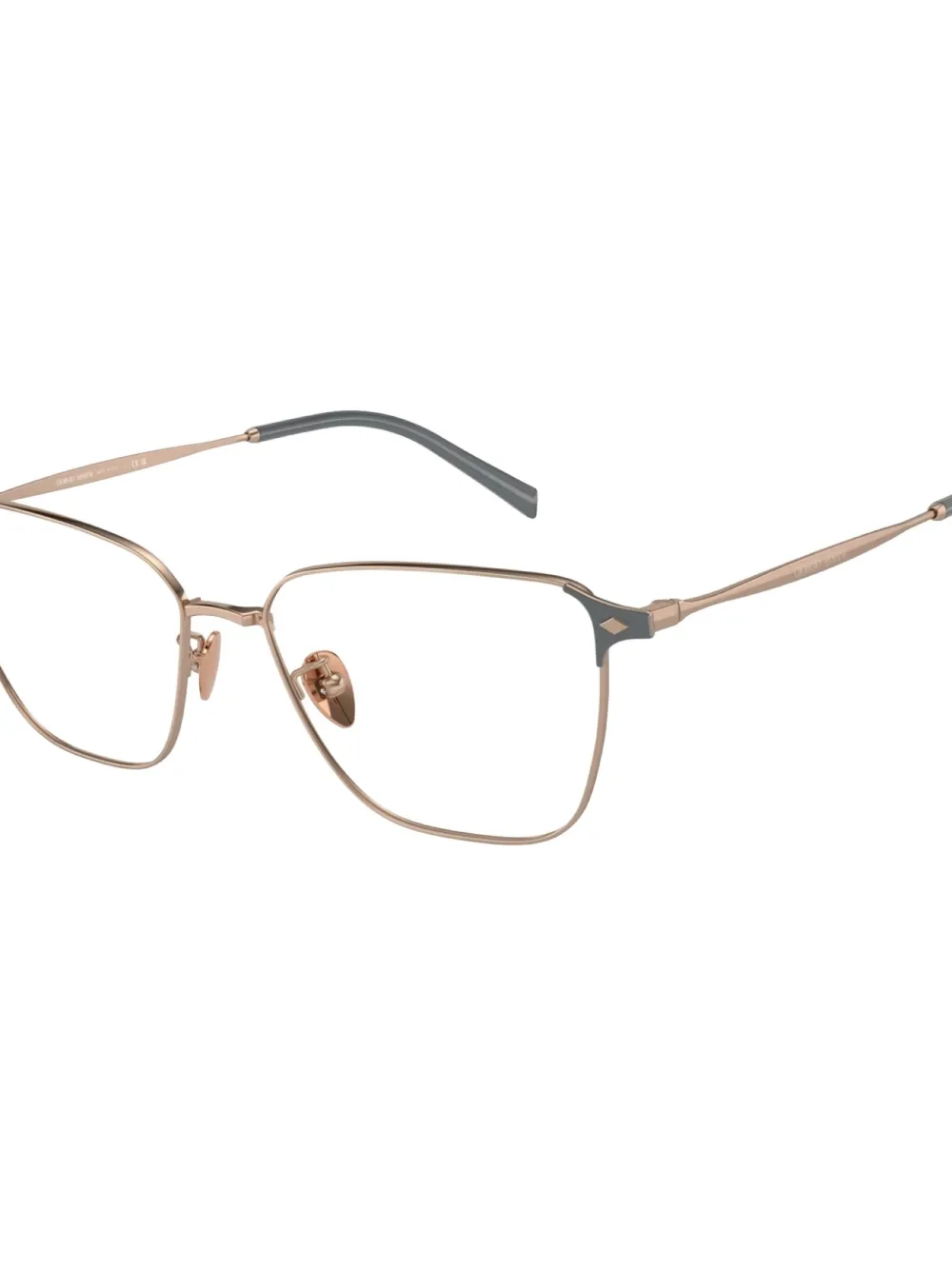Giorgio Armani lunettes de vue à monture géométrique | Image 2