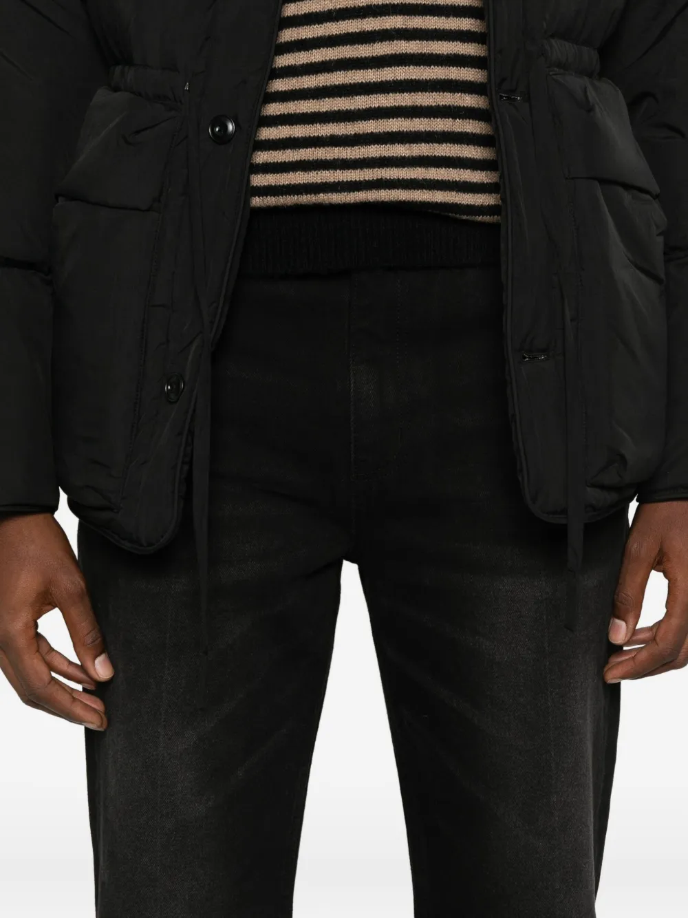 Tonywack Faded-effect Jeans In Black