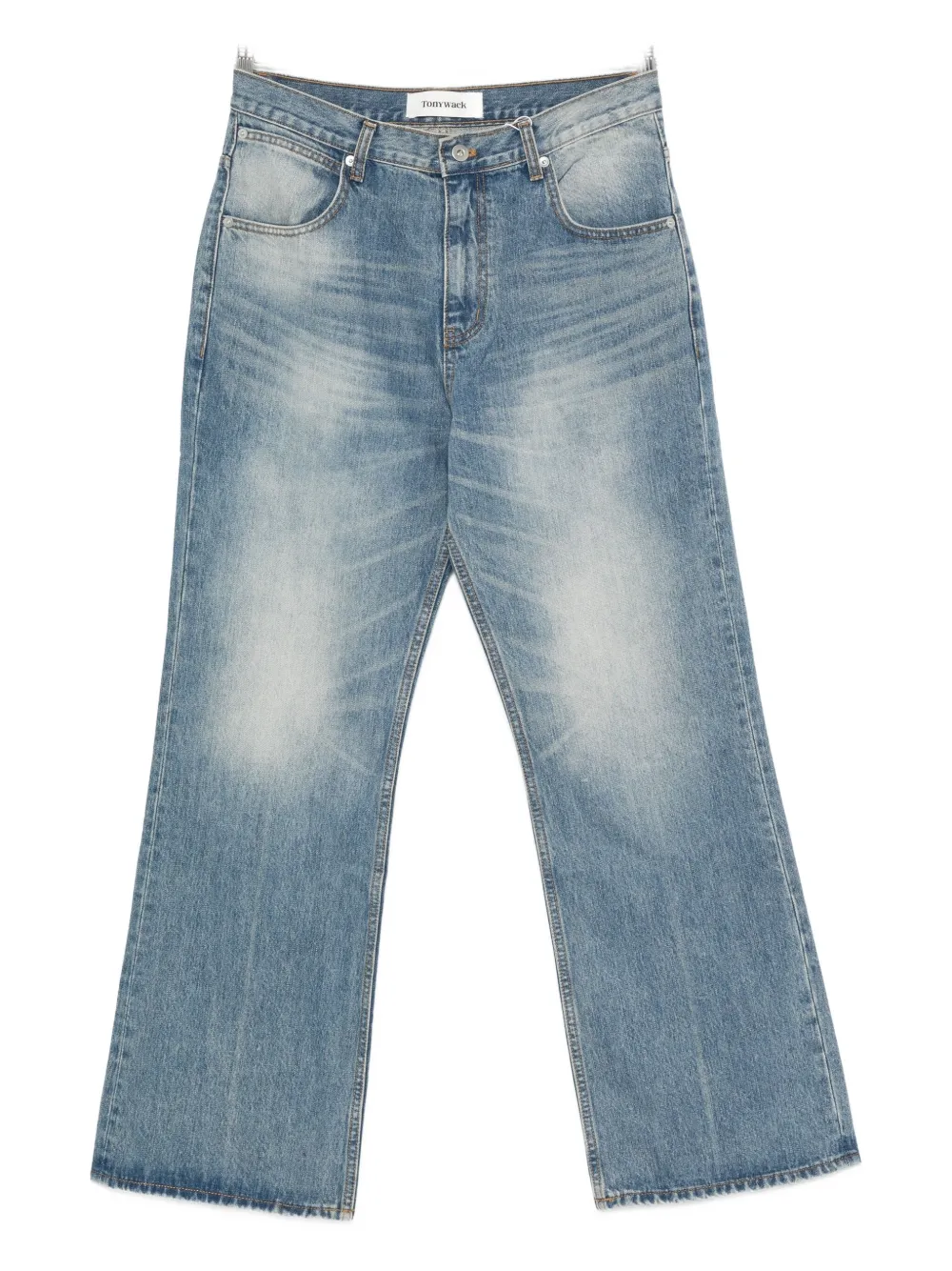 Tonywack Wide-leg Jeans In Blue