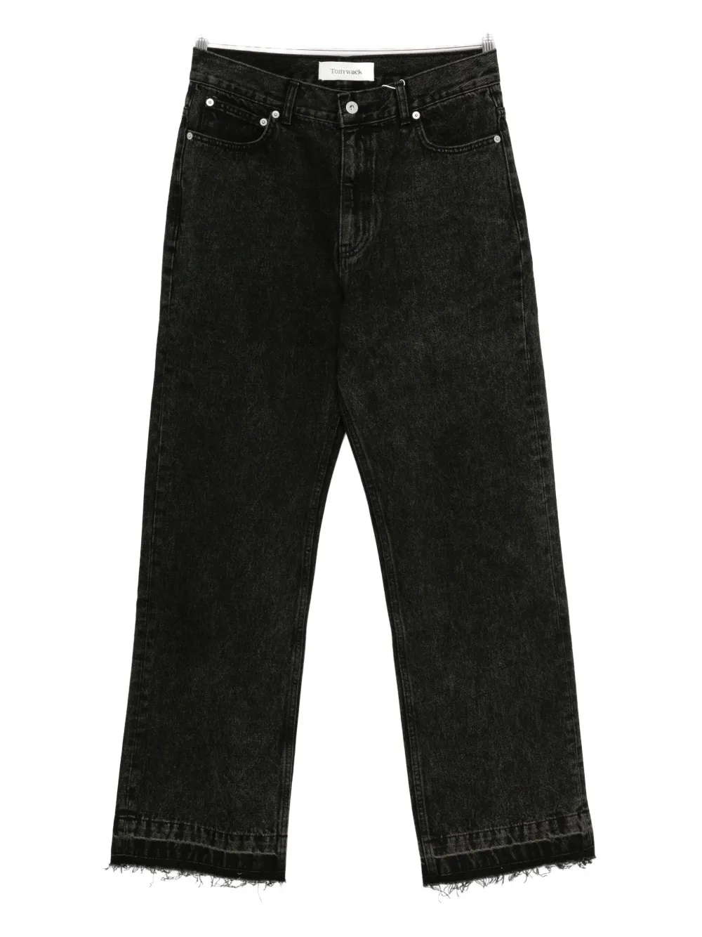 Tonywack Straight-leg Jeans In Black