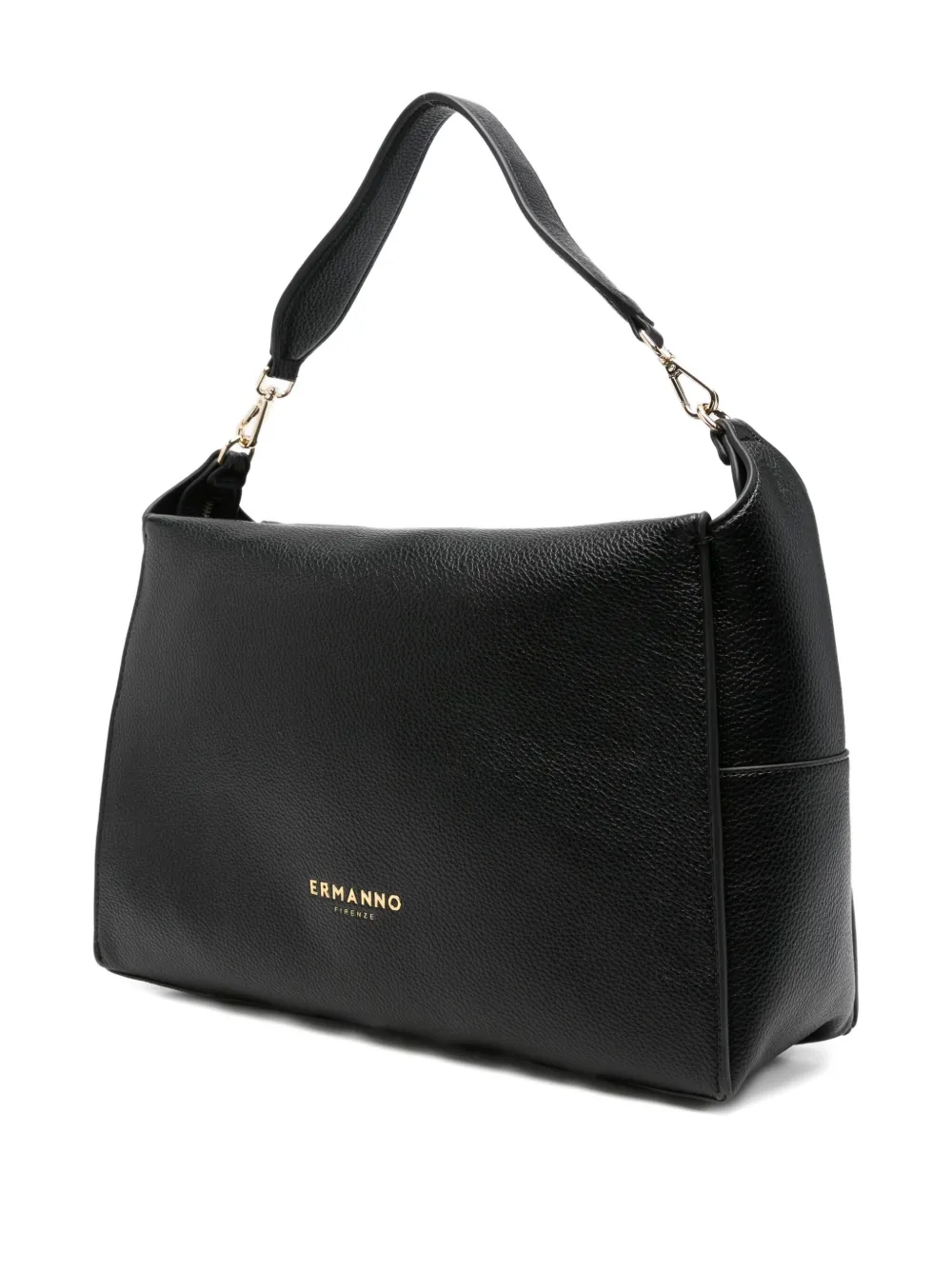 Ermanno Scervino Leather Tote Bag In Black