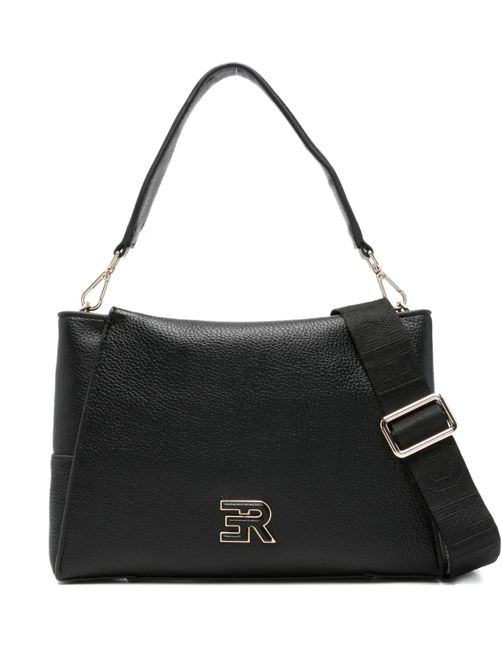Ermanno Scervino Leather Satchel Bag In Black