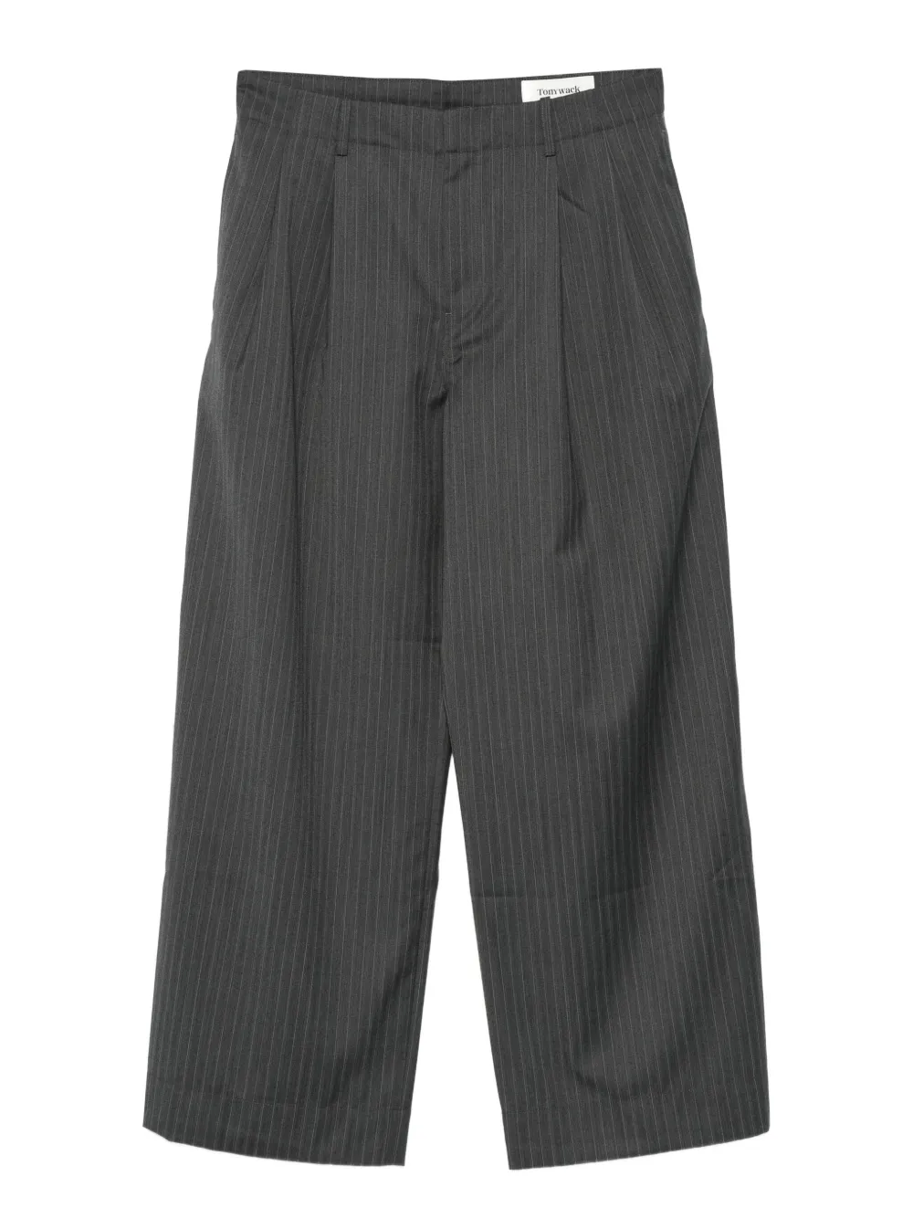 TONYWACK pinstripe tailored trousers | Grey | Image 1