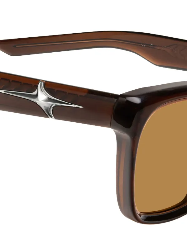 Gentle Monster Hesse BRC13 star-detail Sunglasses | Brown | FARFETCH
