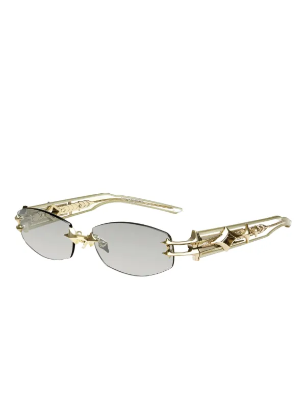 Gentle Monster Manifesto 031 star-embellishment Glasses | Gold