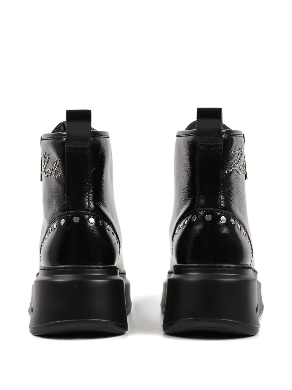 Karl Lagerfeld studded sneakers Zwart