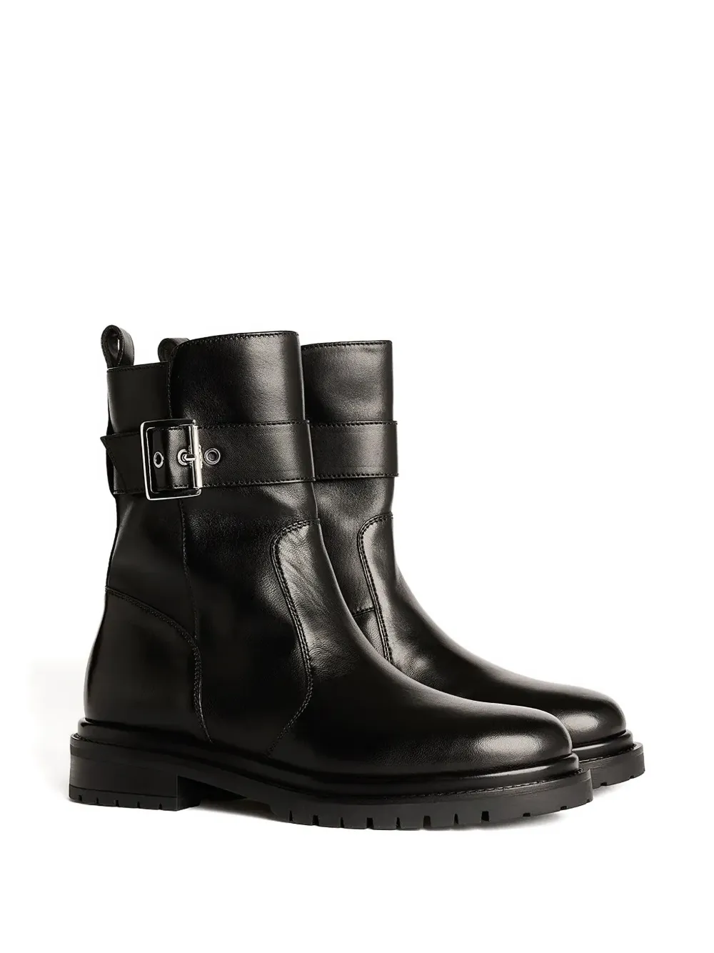 Karl Lagerfeld Enkellaarzen met logo Zwart