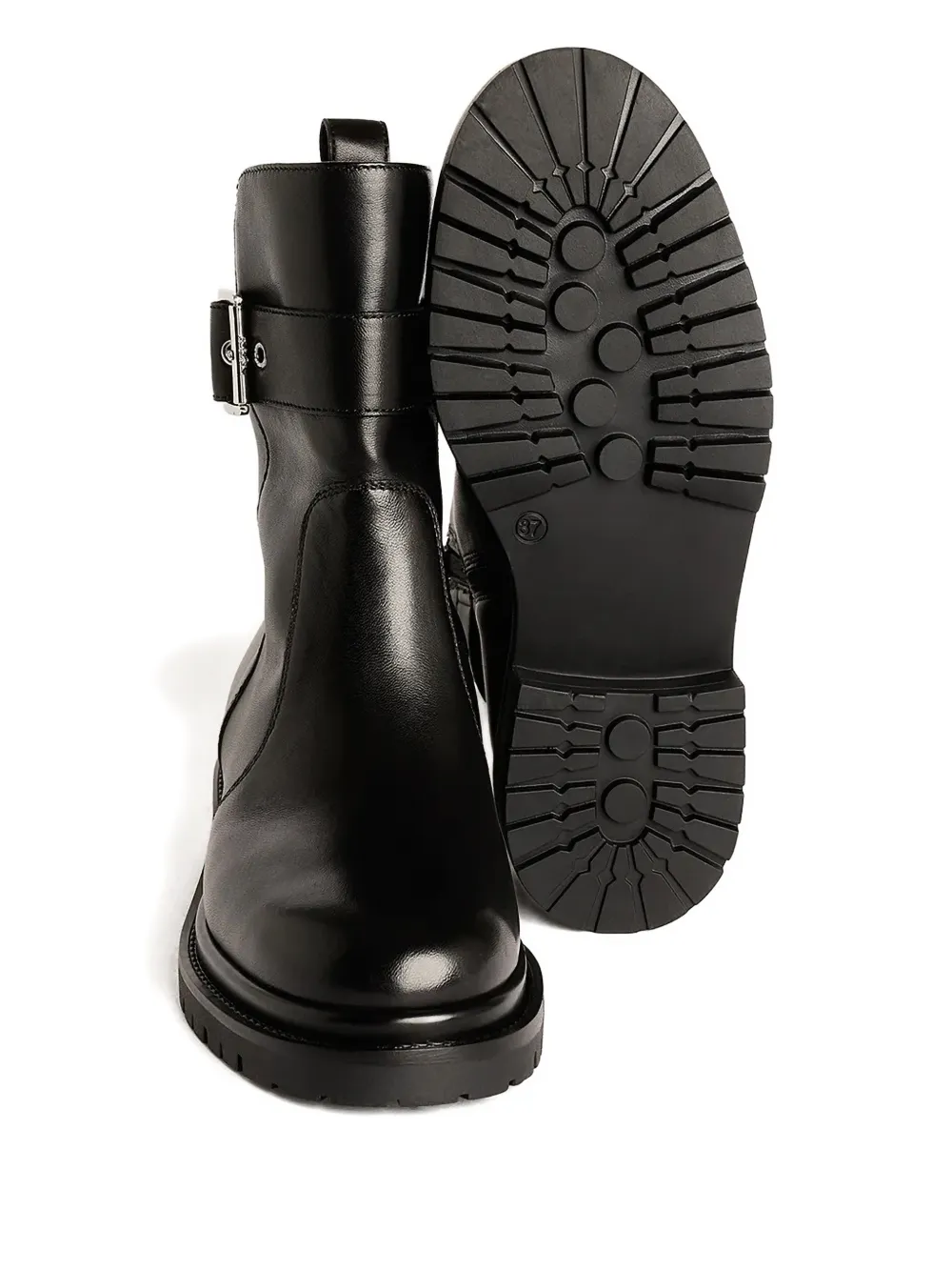 Karl Lagerfeld Enkellaarzen met logo Zwart